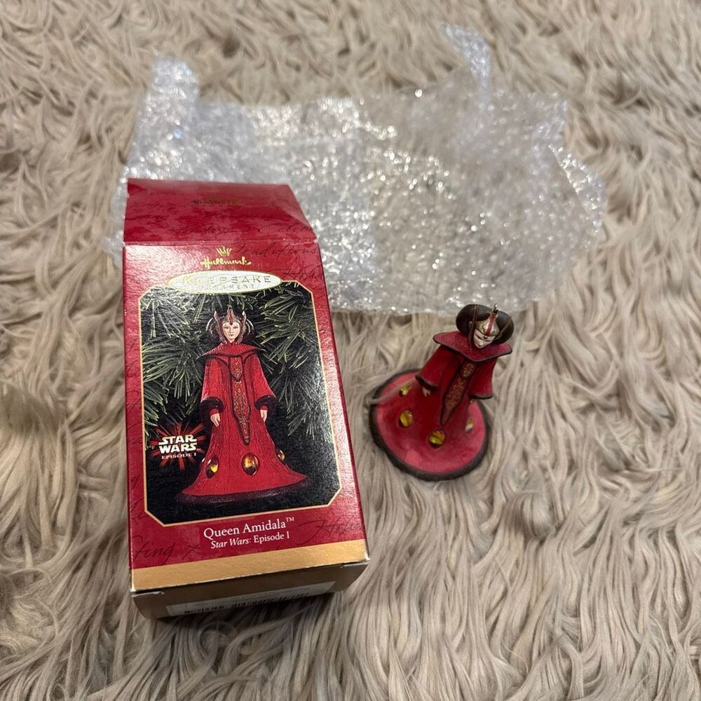 1999 Hallmark Keepsake Queen Amidala Ornament from Star Wars: Episode I The Phan - Picture 1 of 3